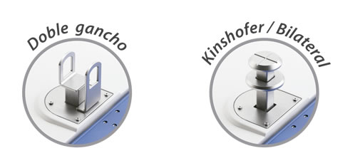 Contenedores de superficie Formato Verde KINSHOFER/BILATERAL de larga duración, 3.000L. BACK BIN