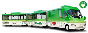 Tren turistikoak hiriko aisiarako – DOTTOBUS ENCLOSED ELECTRIC