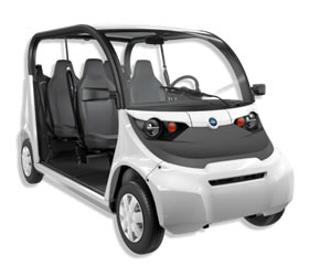 Coche para el transporte de personas 100 % eléctrico GEM (Polaris)